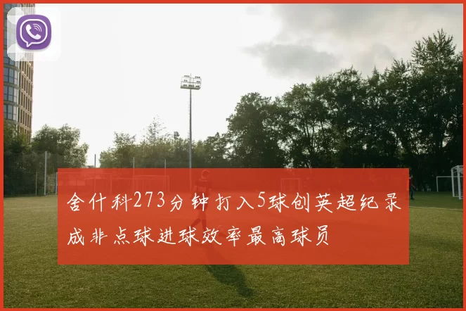 舍什科273分钟打入5球创英超纪录成非点球进球效率最高球员